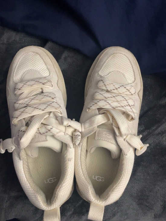 UGG Shoes - UGG Off-White Chunky Lace-Up Sneakers